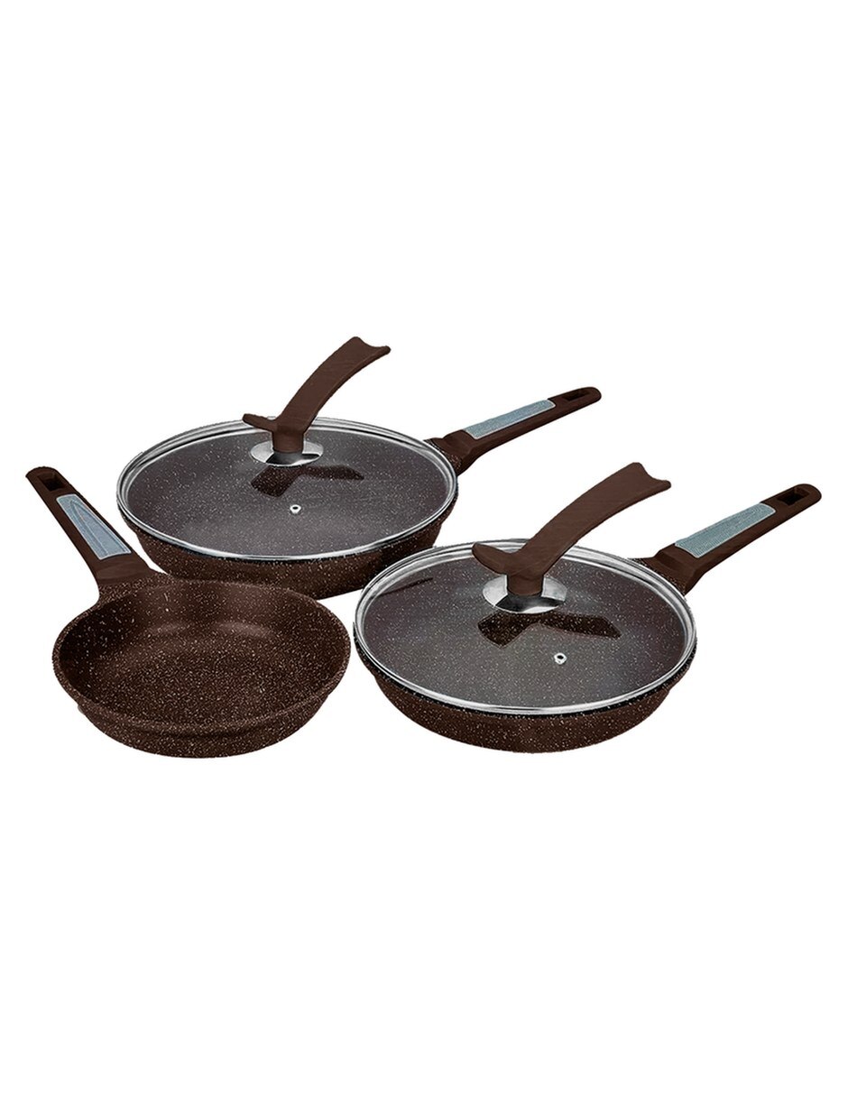 Set de sartenes de Aluminio 5 piezas 6