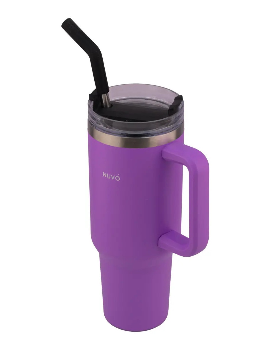 Termo de acero inoxidable con tapa push pull 1