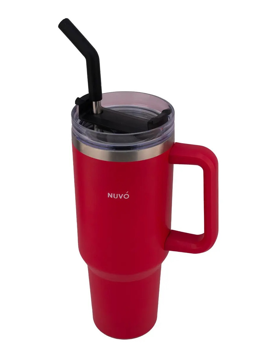 Termo de acero inoxidable con tapa push pull 1