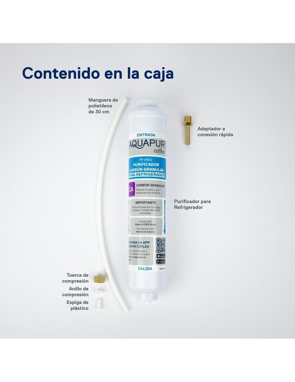 Repuesto filtro agua Carbón activado granular 293374 5
