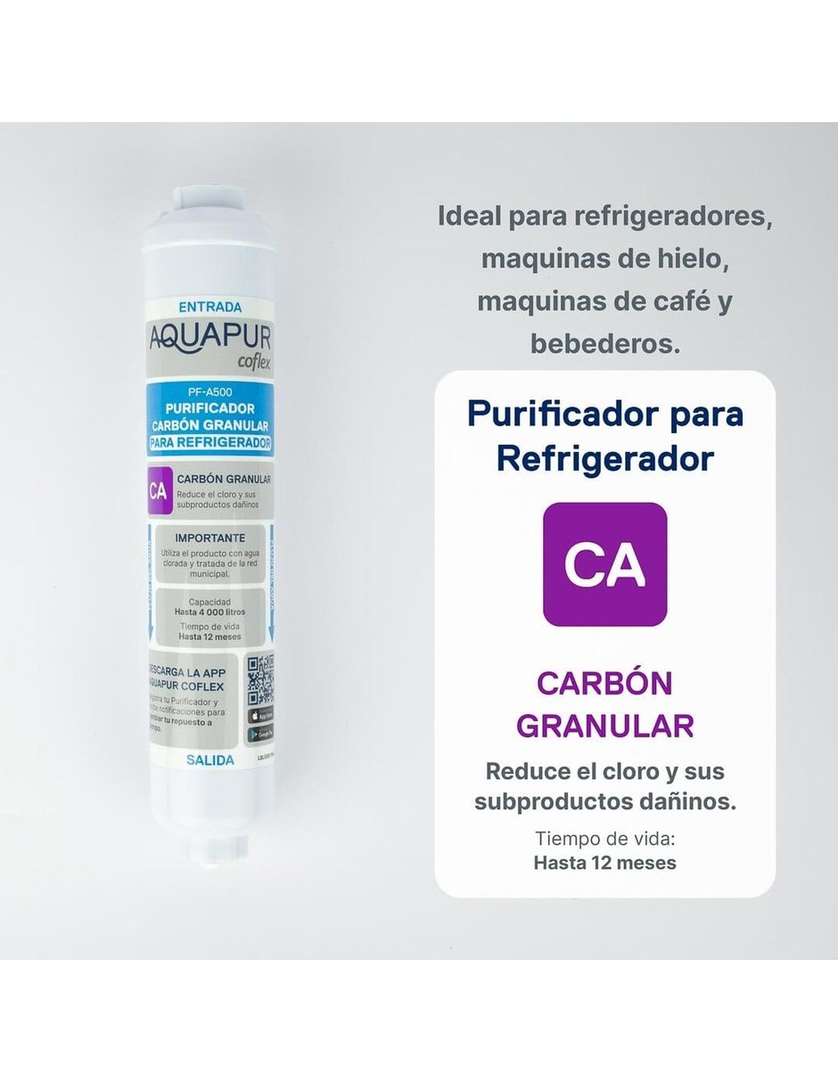 Repuesto filtro agua Carbón activado granular 293374 7