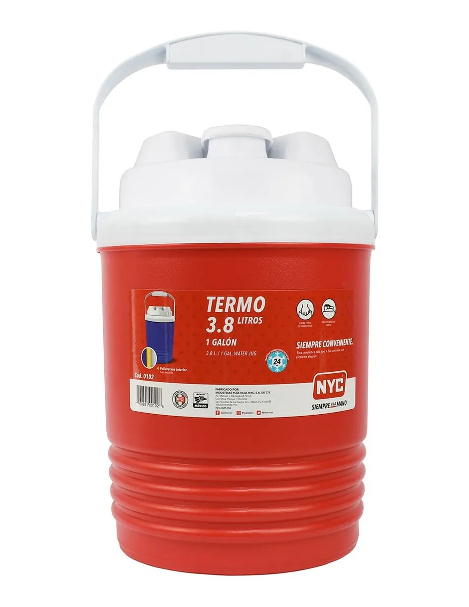 Termo de plástico con tapa rosca 1