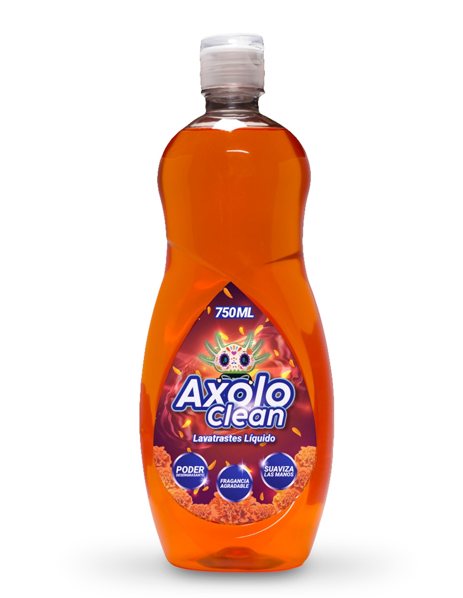 Jabón para trastes Líquido de detergente líquido desengrasante aroma a naranja 750ml 6