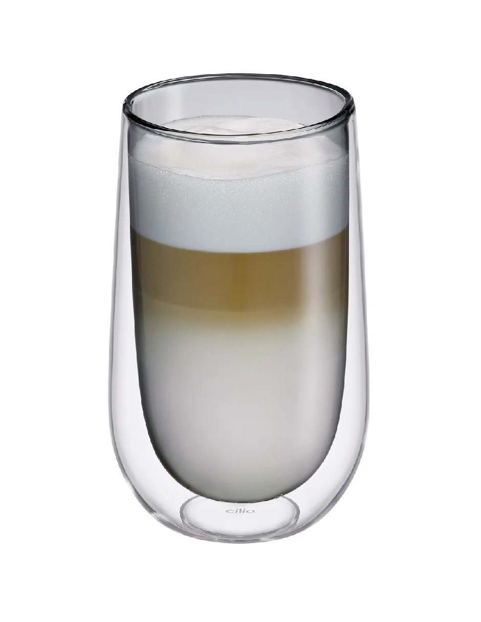 Vaso doble pared Verona de Vidrio borosilicato con 2 piezas piezas 3