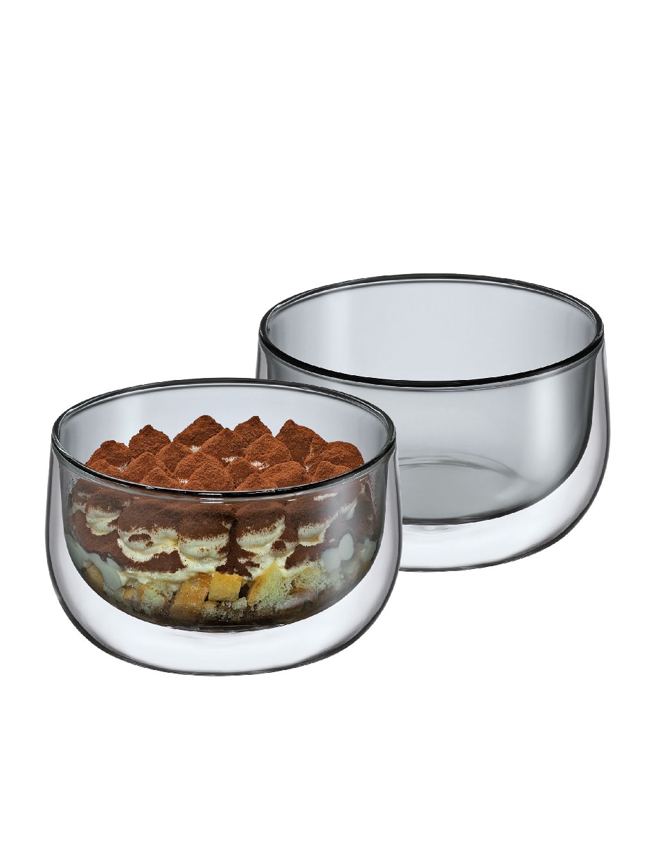 Vaso doble pared VERONA de Vidrio borosilicato con 2 piezas piezas Vaso doble pared VERONA de Vidrio borosilicato con 2 piezas piezas