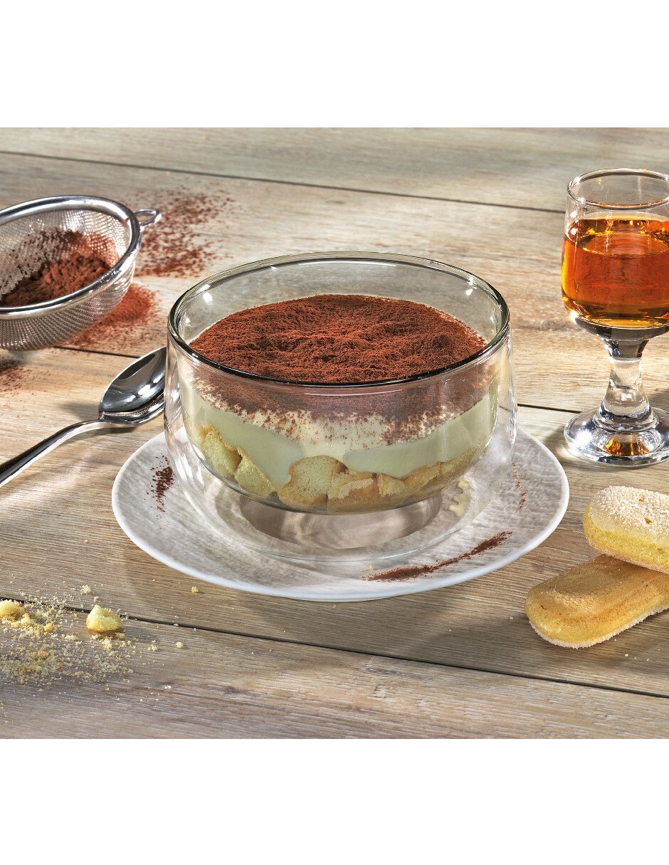 Vaso doble pared VERONA de Vidrio borosilicato con 2 piezas piezas 4