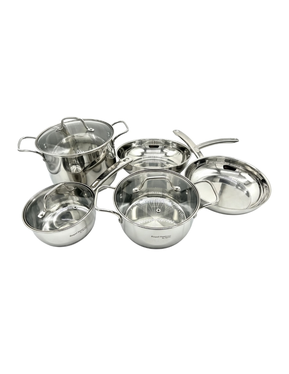 Batería de cocina rh-2062a de Acero inoxidable antiadherente sin pfoa 12 piezas Batería de cocina rh-2062a de Acero inoxidable antiadherente sin pfoa 12 piezas