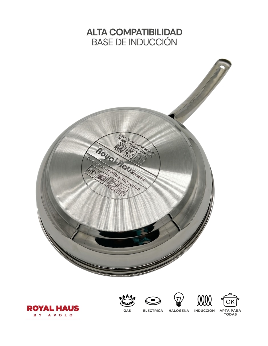 Batería de cocina rh-2062a de Acero inoxidable antiadherente sin pfoa 12 piezas 2