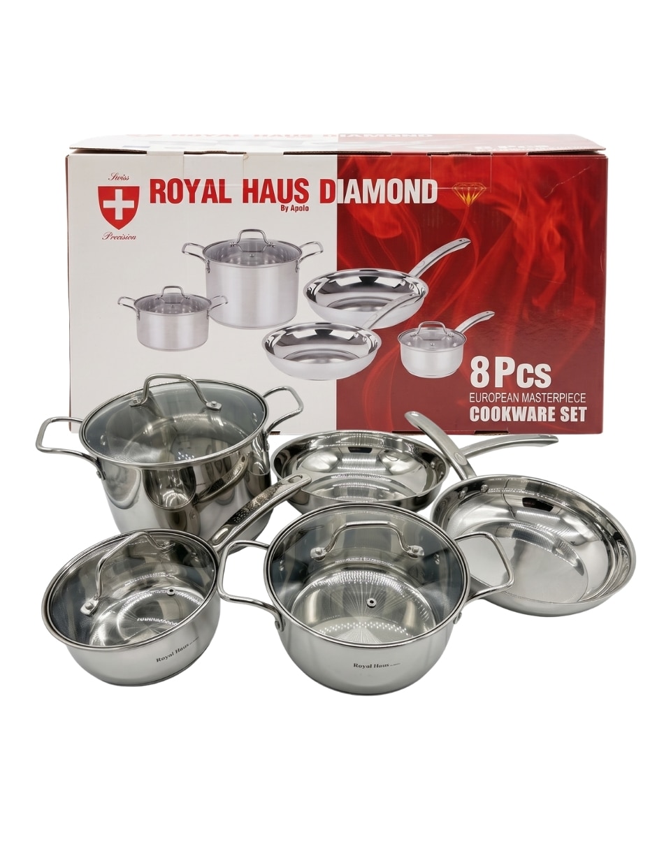 Batería de cocina rh-2062a de Acero inoxidable antiadherente sin pfoa 12 piezas 3