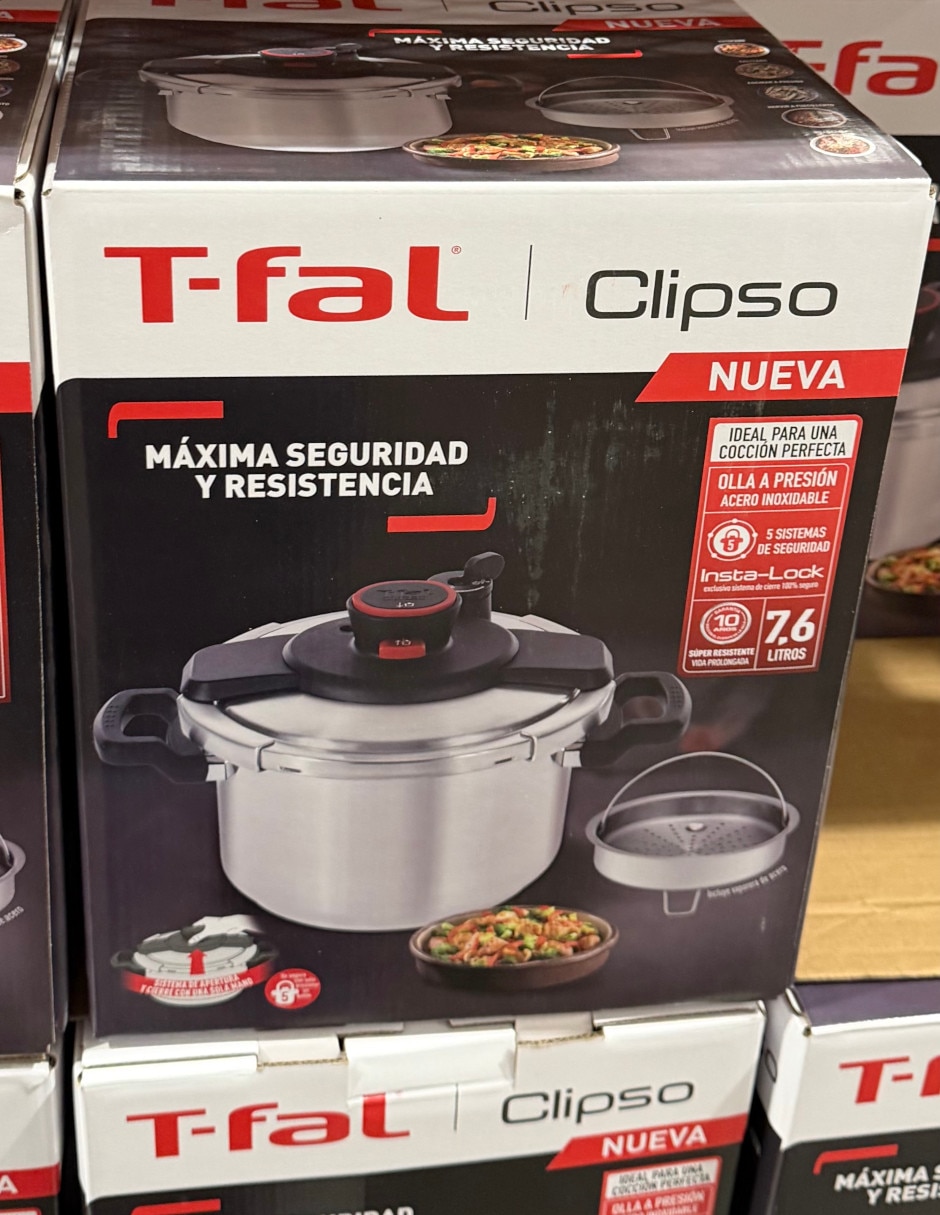 Olla de presión de acero inoxidable de 7.6 litros
