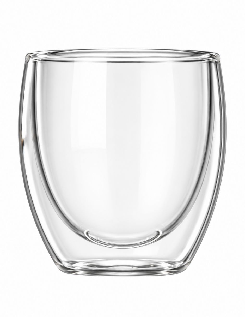 Vaso para agua de vidrio con 4 piezas