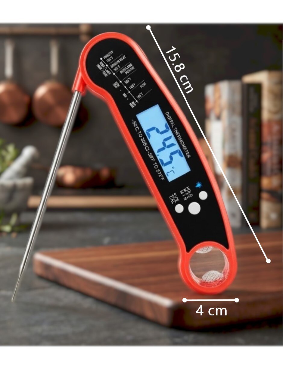 Termómetro digital para cocina lectura instantánea con pantalla digital 6