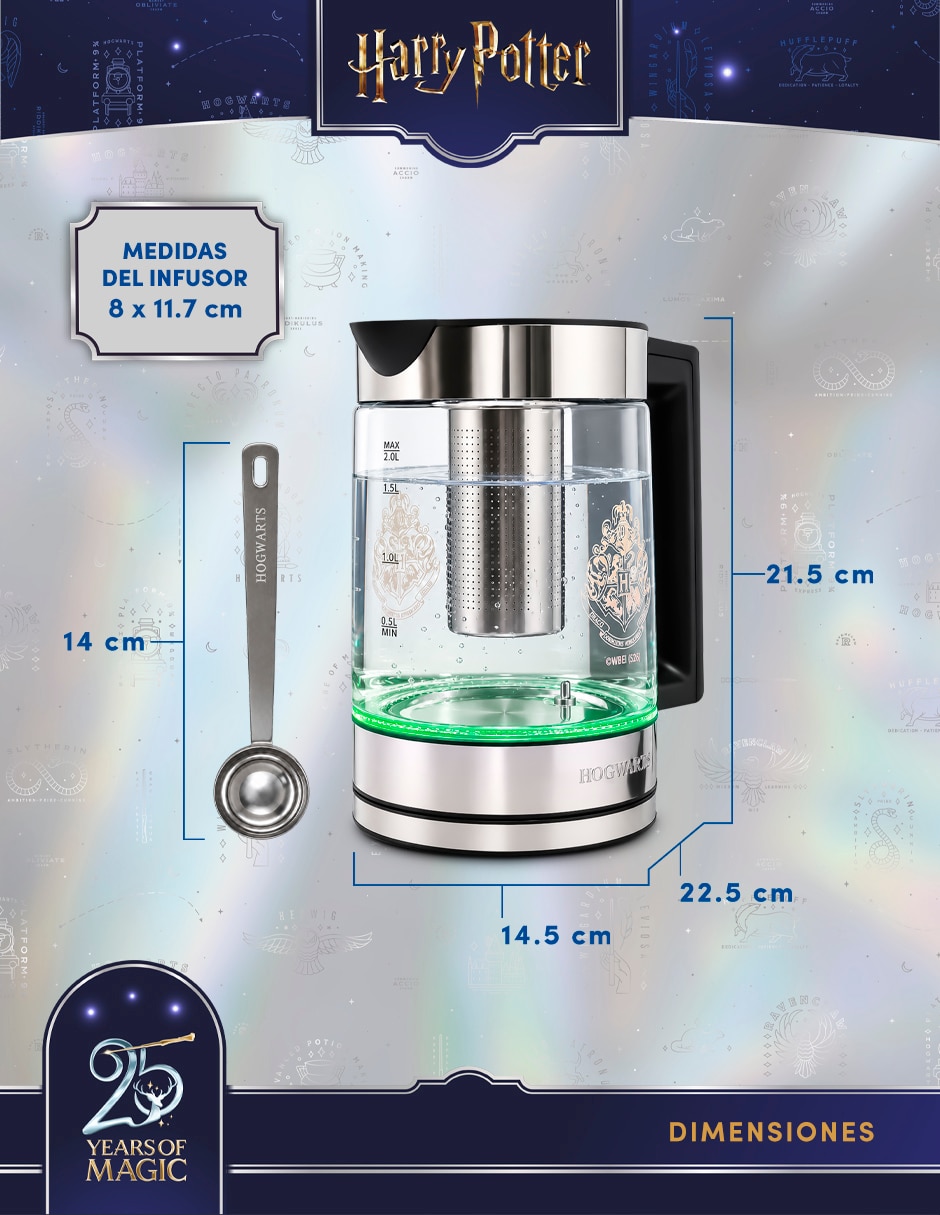 Tetera eléctrica de acero inoxidable 8