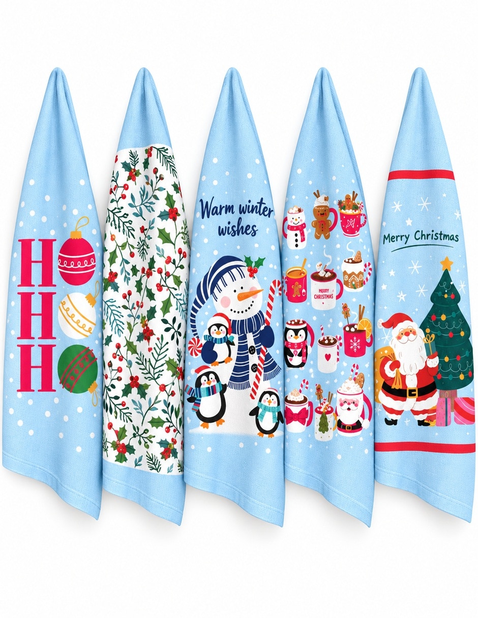 Set toallas cocina 5 piezas Set toallas cocina 5 piezas