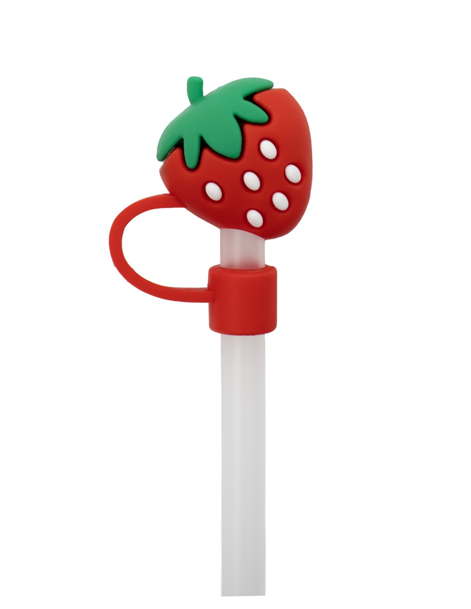 Termo de acero inoxidable rosita fresita con tapa rosca 3