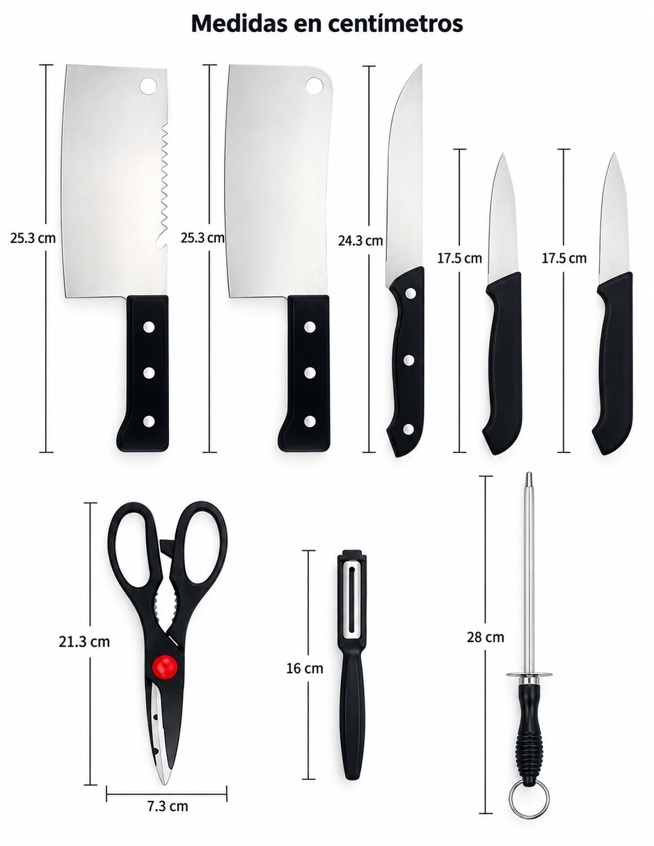 Cuchillo 8 piezas 5