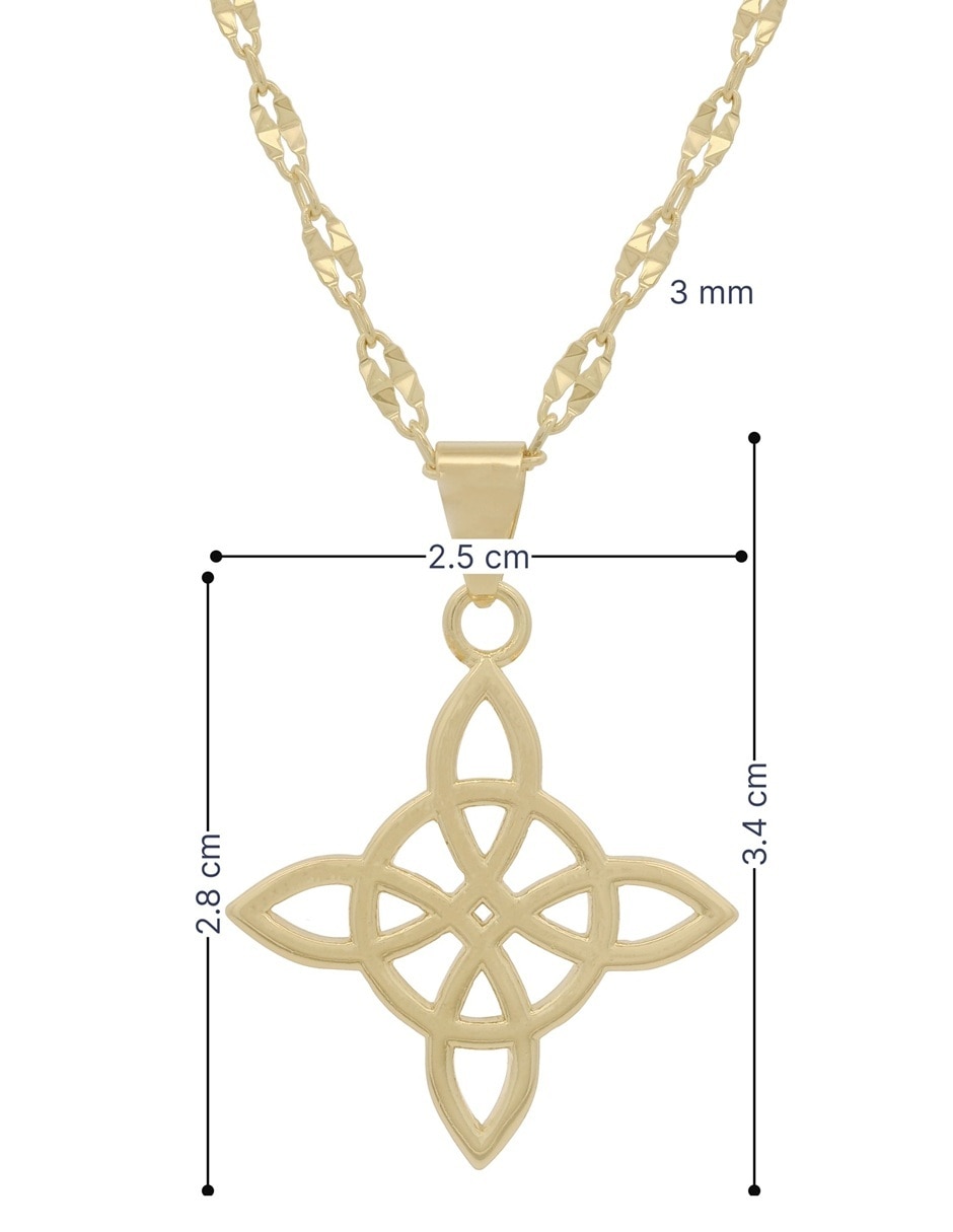 Gargantilla de nudo de bruja Horoz 18 K