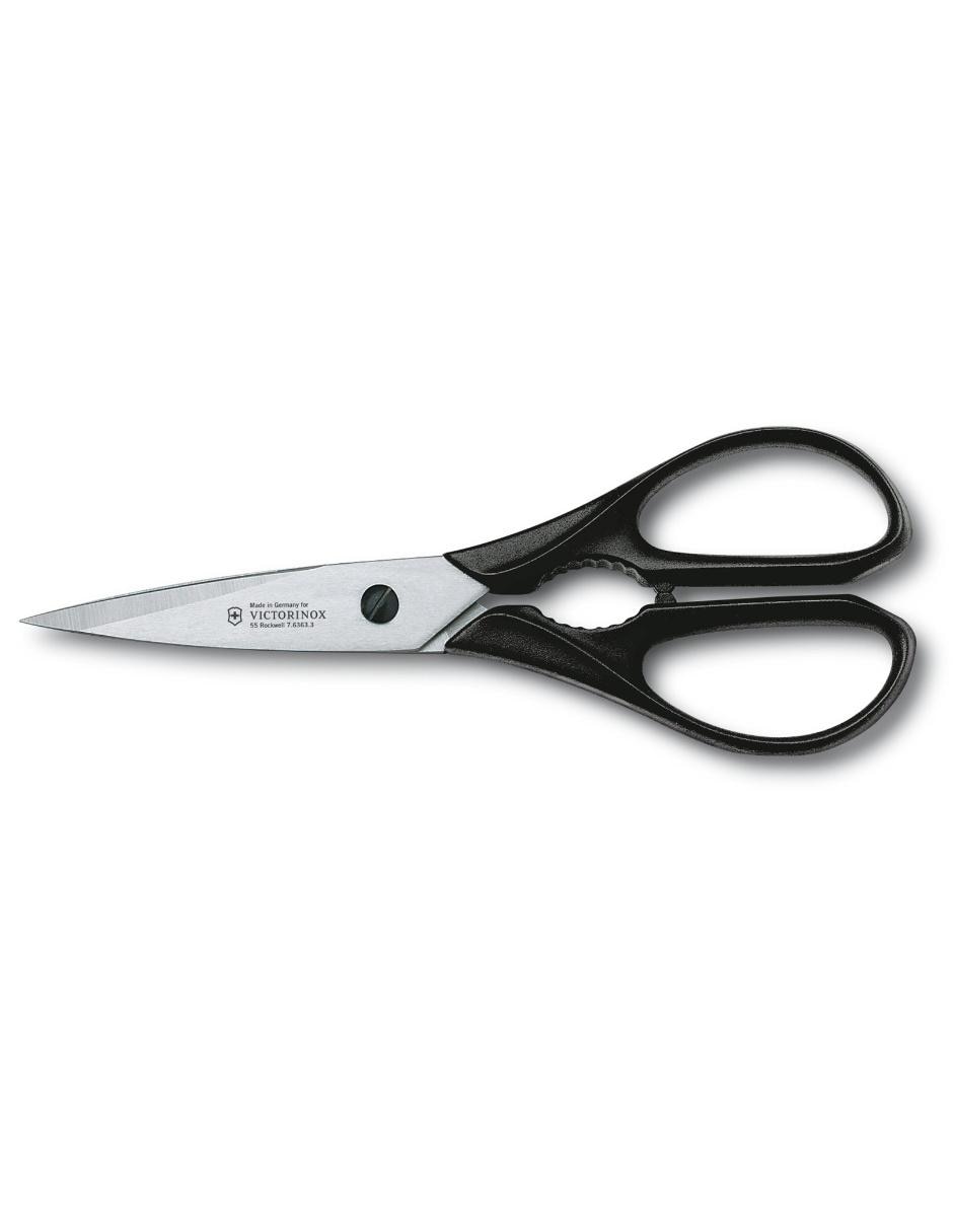 Tijeras para cocina acero inoxidable medianas negras