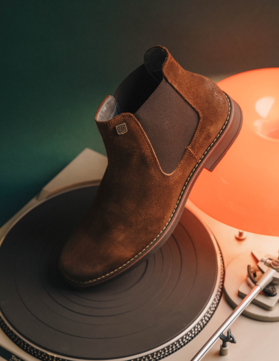 Botas hombre black peppers de piel para hombre