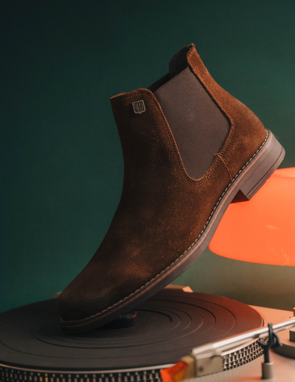 Botas hombre black peppers de piel para hombre