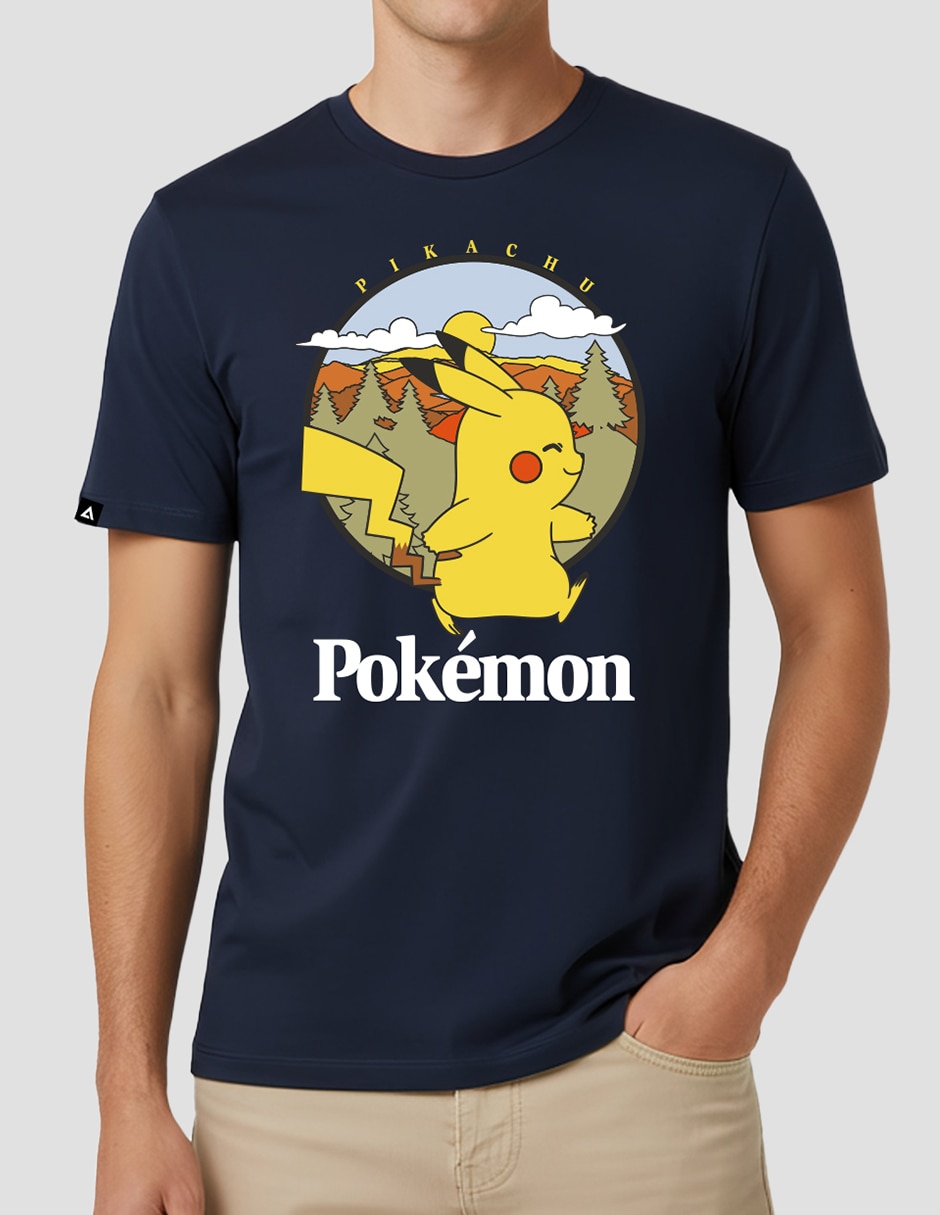Playera Pokémon cuello redondo para hombre 3